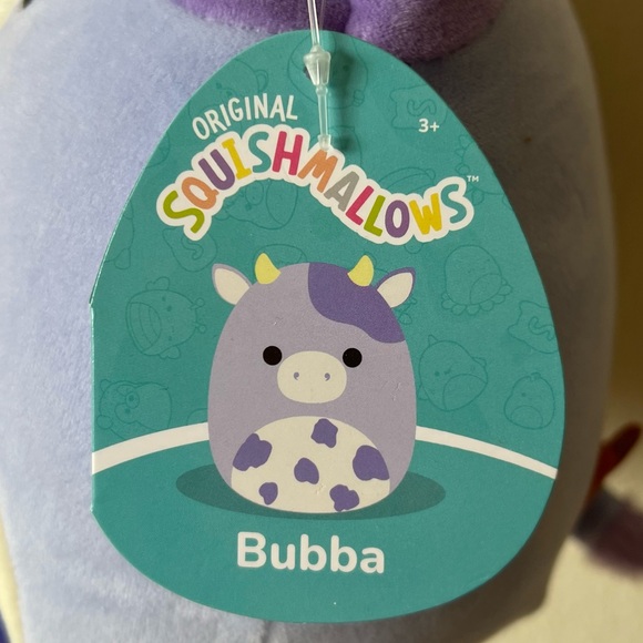 Squishmallow Bubba the Cow 8” - Picture 2 of 3